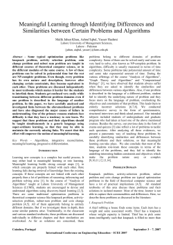 Meaningful Learning through Identifying Differences