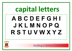 Capital Letters Rules