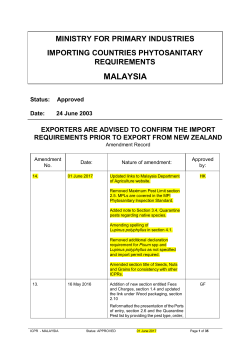 ICPR Plants Malaysia