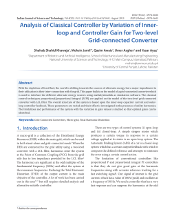 Analysis of Classical Controller by Variation of Inner
