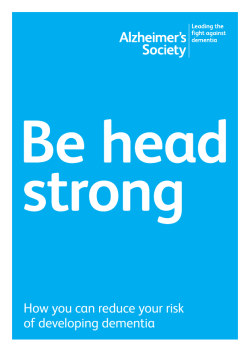 - Alzheimer`s Society