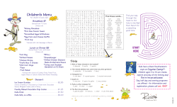 Children`s Menu