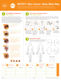 DETECT Skin Cancer: Body Mole Map