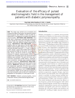 Evaluation of the efficacy of pulsed electromagnetic field in the