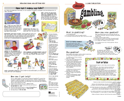 About Gambling - ProblemGambling.ca