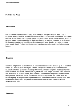 Death Be Not Proud - customwritingtips.com