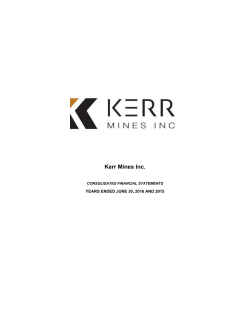 FS - Kerr Mines
