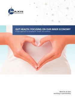 gut health: focusing on our inner economy