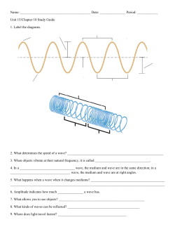 Unit 15/Chapter 10 Study Guide 1. Lab