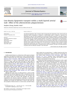 - Journal of Biomechanics