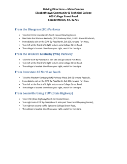 Driving Directions - Elizabethtown Community and Technical College