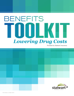 Lowering Drug Costs - Stalwart Insurance, LLC