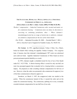 State ex rel. Riter v. Indus. Comm.