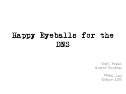 Happy Eyeballs for the DNS