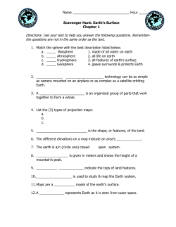 Directions: Use your text to help you answer the following questions