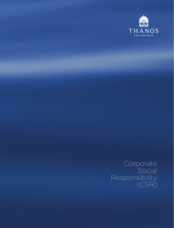 Corporate Social Responsibility (CSR)