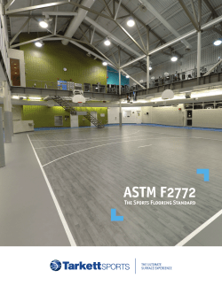 ASTM F2772 - Tarkett Sports Flooring