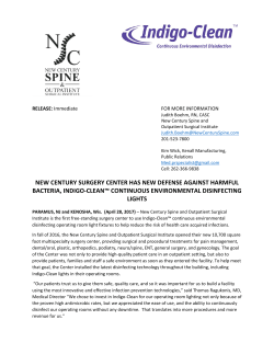 new century surgery center has new defense against harmful