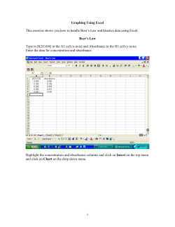 Graphing in Excel