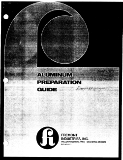 Aluminum Preparation Guide