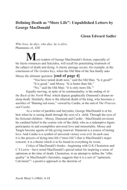 Unpublished Letters by George MacDonald