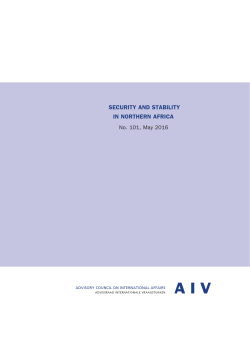 security and stability in northern africa