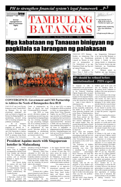 Mga kabataan ng Tanauan binigyan ng pagkilala sa