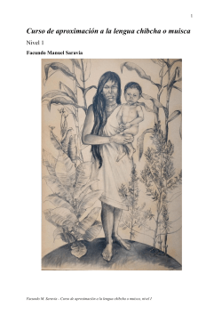 Curso de aproximaci&oacute;n a la lengua chibcha o muisca