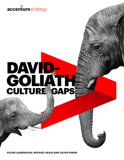 David-Goliath Culture Gaps | Infographic | Accenture