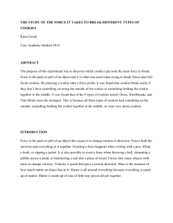 the study of the force it takes to break