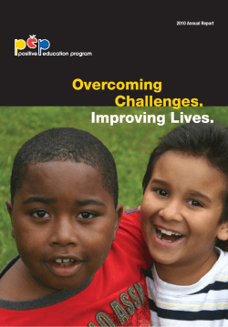 Overcoming Challenges. Improving Lives.