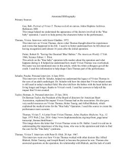 Portrait of Vivien T. Thomas