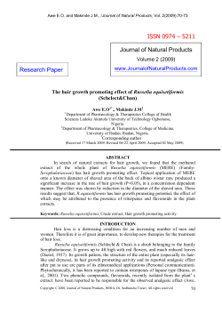 ISSN 0974 &oelig; 5211 Research Paper Journal of Natural Products