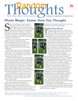 Photo Magic: Easier than You Thought