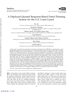 A Deployed Quantal Response-Based Patrol Planning System for