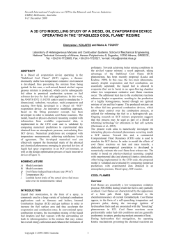 a 3d cfd modelling study of a diesel oil evaporation device operating