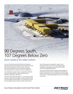 90 Degrees South, 107 Degrees Below Zero