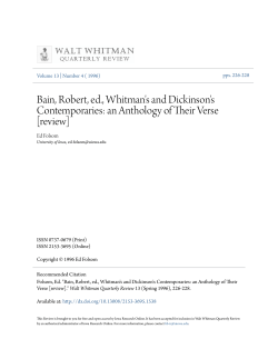 an Anthology of Their Verse [review]