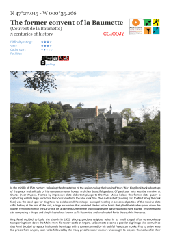 Geocaching - The former covent of la Baumette
