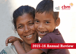 CBM UK 2015-16 Annual Review