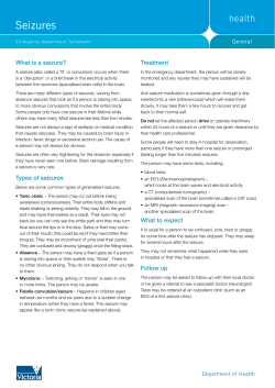 Seizures - Health.vic.gov.au