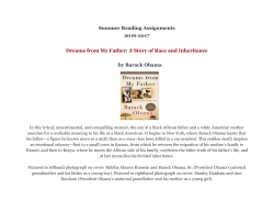 Summer Reading Assignments 2016-2017