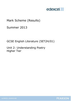 Mark Scheme - Edexcel