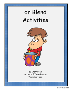 dr Blend Activities