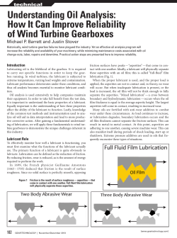Understanding Oil Analysis: How It Can Improve Reliability of Wind