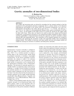 D. Bhaskara Rao - Indian Geophysical Union