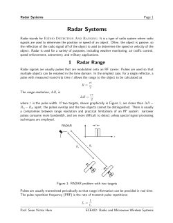 Radar Systems