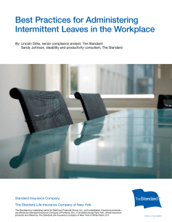 Best Practices for Administering Intermittent Leaves