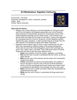 Art Masterpiece: Egyptian Cartouche