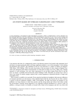 An event-based jet-stream climatology and typology